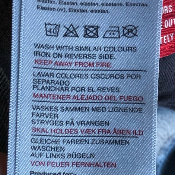 Duck And Cover Jeans Overburg Tapered Cotton Blue Denim Size 38 - Picture 12 of 15